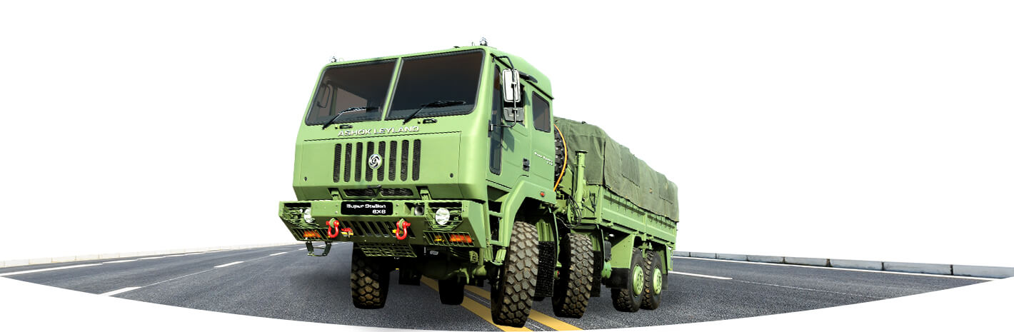 Високомобільна вантажівка Ashok Leyland Super Stallion 8x8